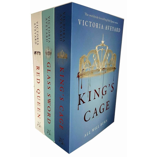 Victoria Aveyard Collection Red Queen Series 3 Books Set Glass Sword,King's Cage